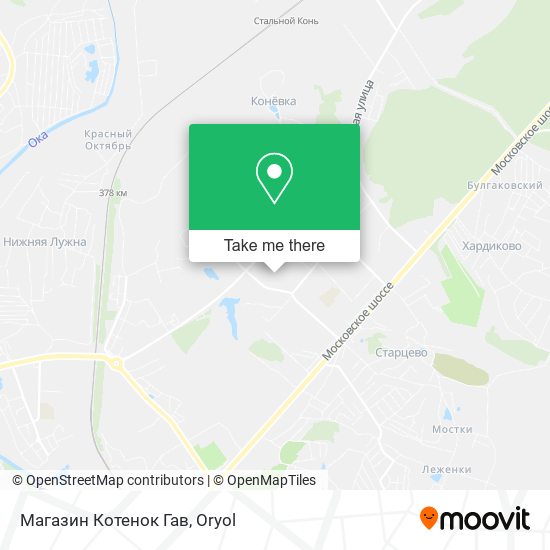 Магазин Котенок Гав map