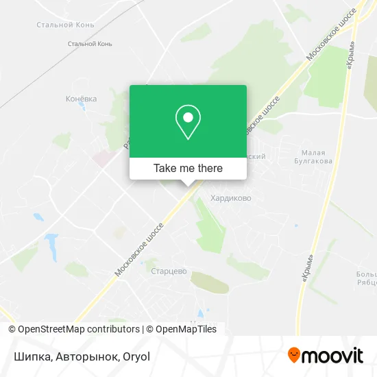 Шипка, Авторынок map