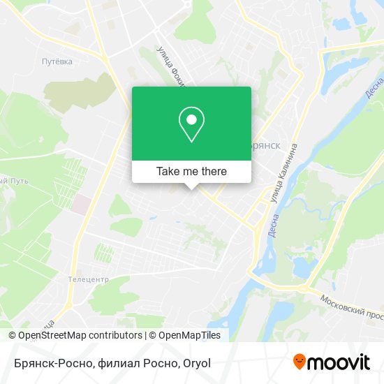 Брянск-Росно, филиал Росно map