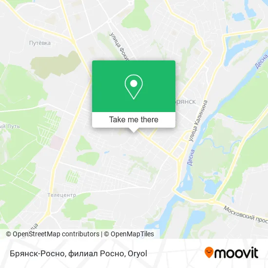 Брянск-Росно, филиал Росно map