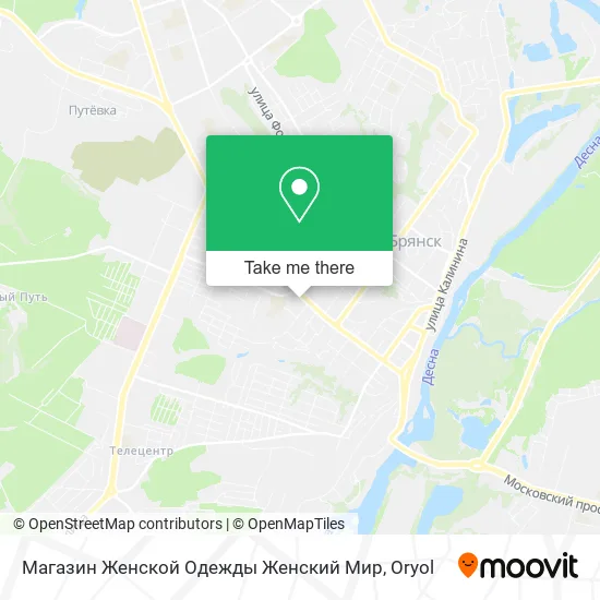 Магазин Женской Одежды Женский Мир map