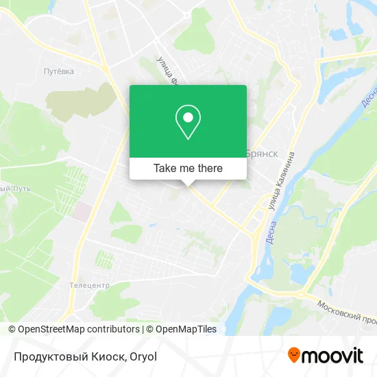 Продуктовый Киоск map