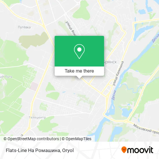 Flats-Line На Ромашина map
