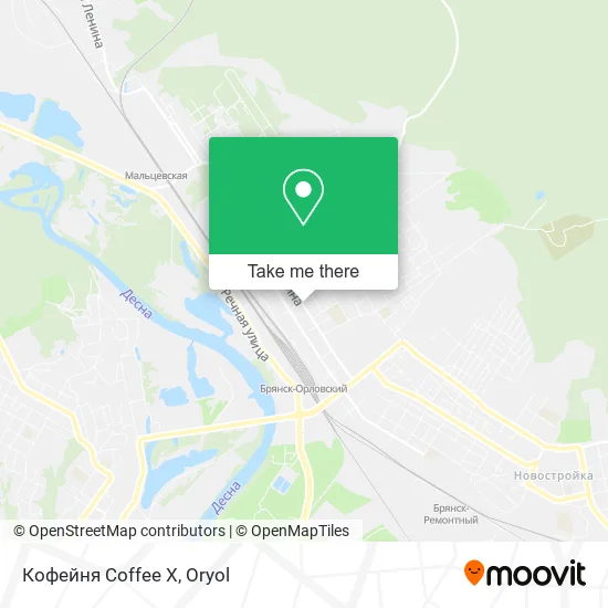 Кофейня Coffee X map