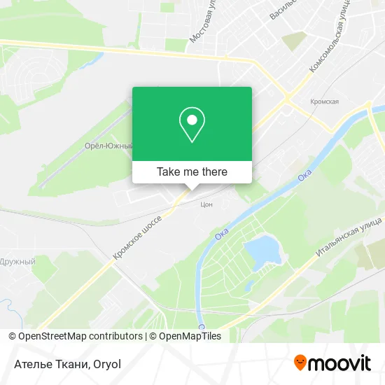 Ателье Ткани map