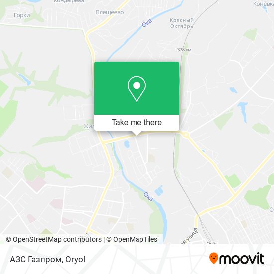 АЗС Газпром map