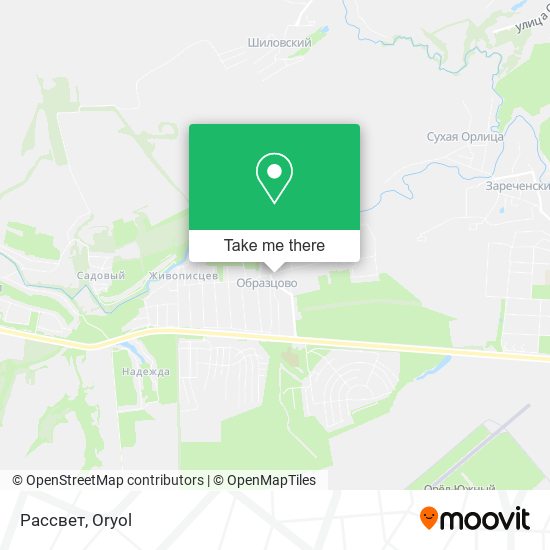 Рассвет map