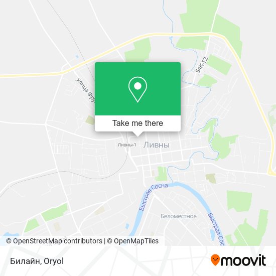 Билайн map
