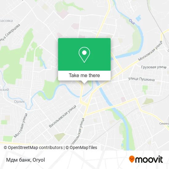 Мдм банк map