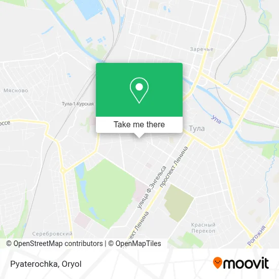 Pyaterochka map