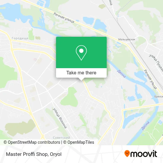 Master Proffi Shop map