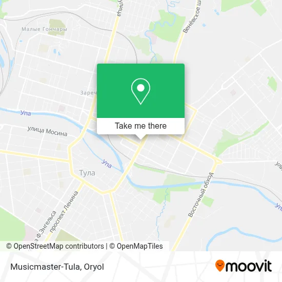 Musicmaster-Tula map