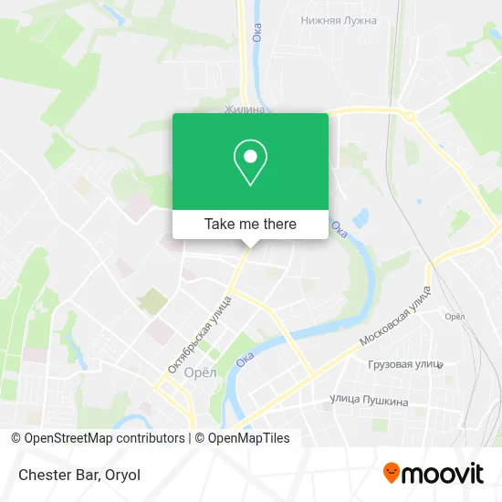 Chester Bar map