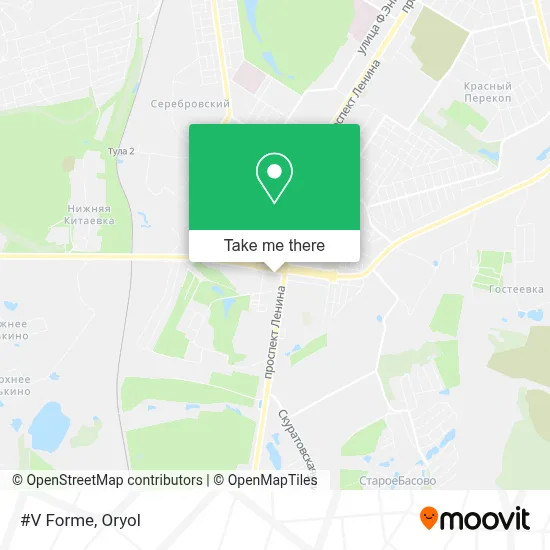 #V Forme map