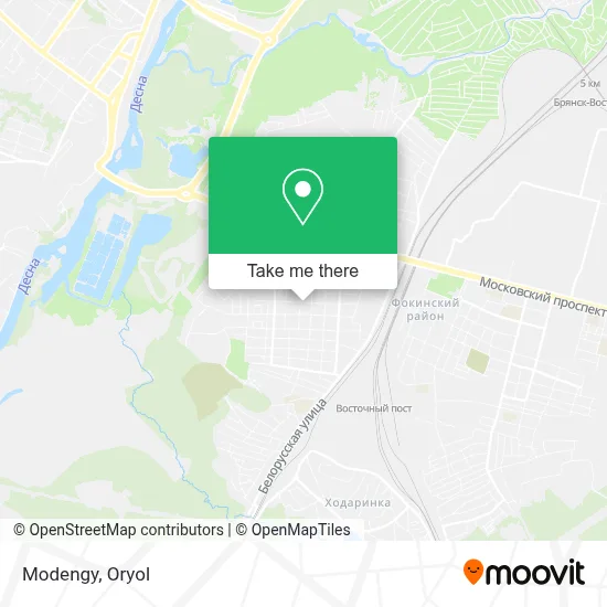 Modengy map