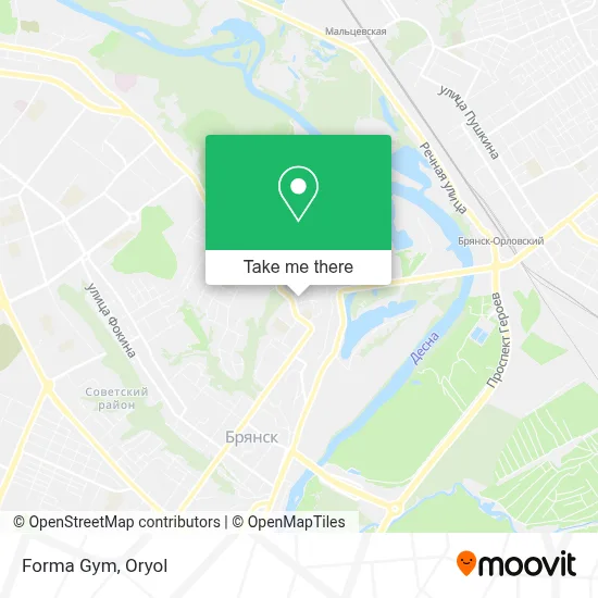 Forma Gym map