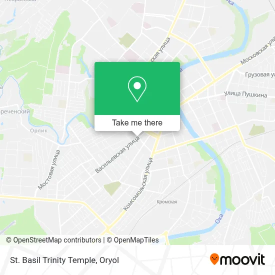 St. Basil Trinity Temple map