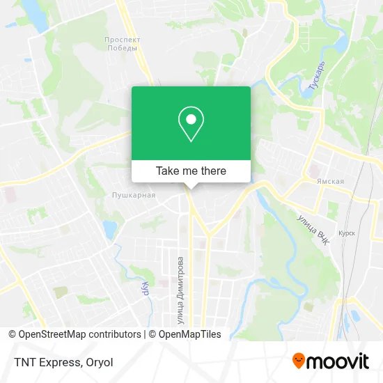 TNT Express map