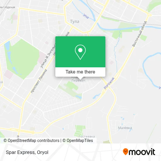 Spar Express map