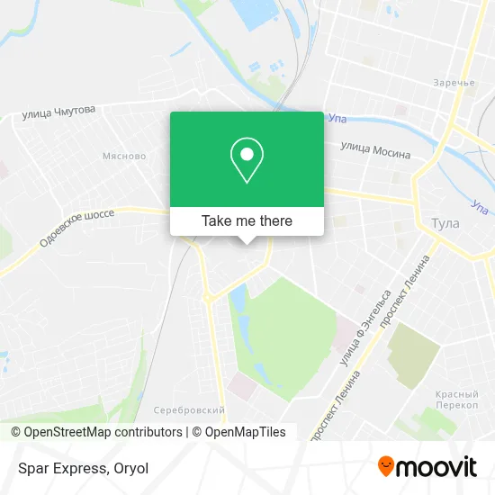 Spar Express map