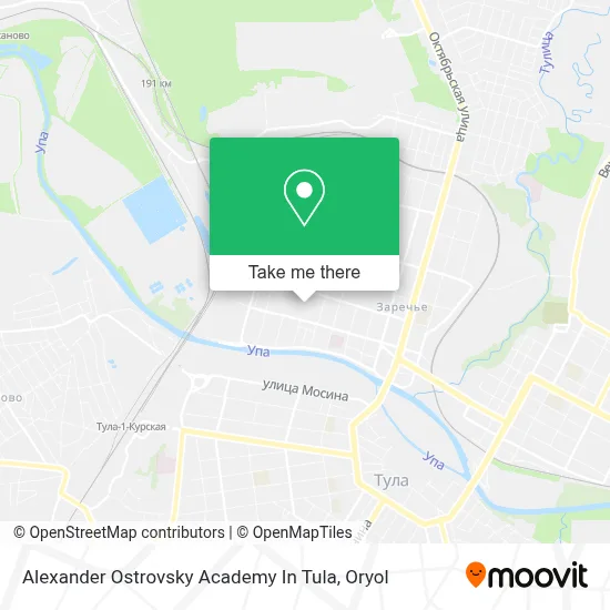 Alexander Ostrovsky Academy In Tula map