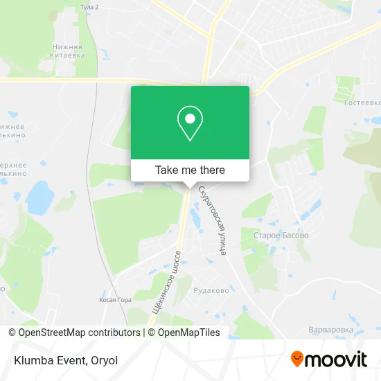 Klumba Event map