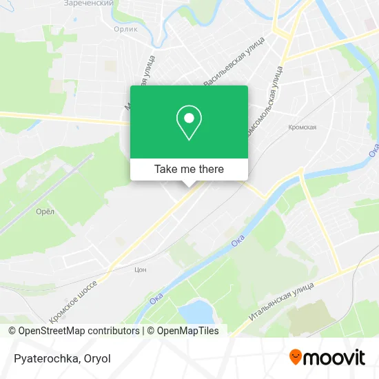 Pyaterochka map