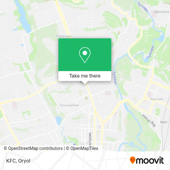 KFC map