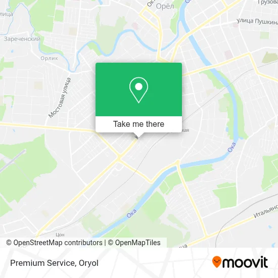 Premium Service map