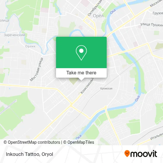 Inkouch Tattoo map