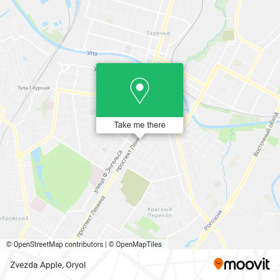 Zvezda Apple map