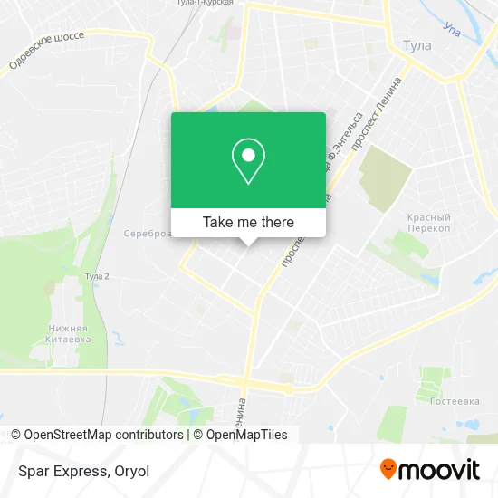 Spar Express map