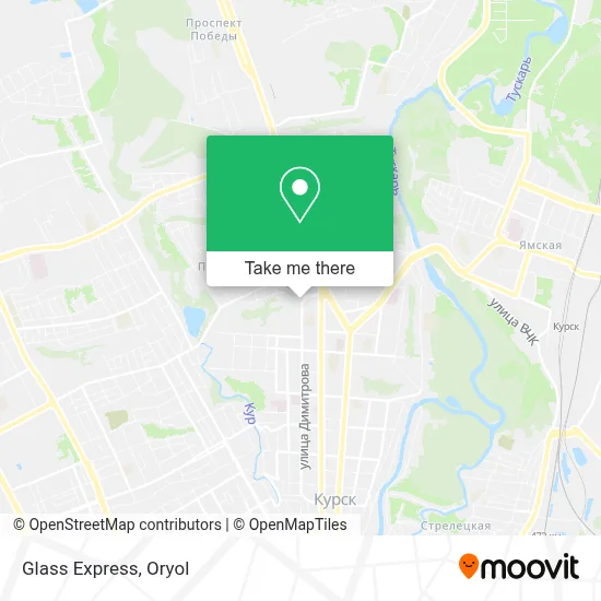 Glass Express map
