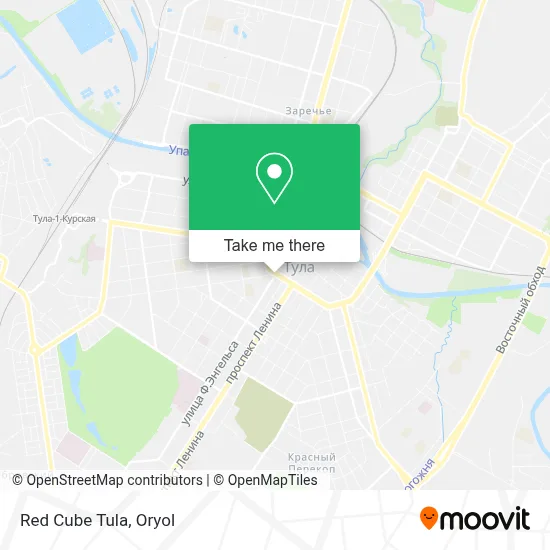 Red Cube Tula map