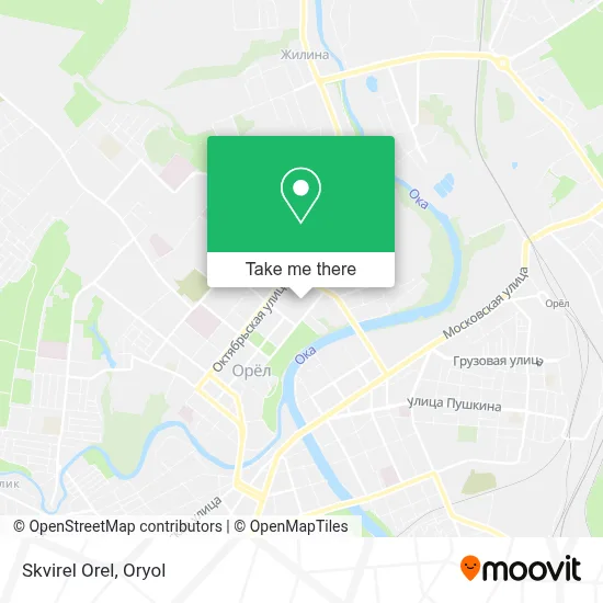 Skvirel Orel map