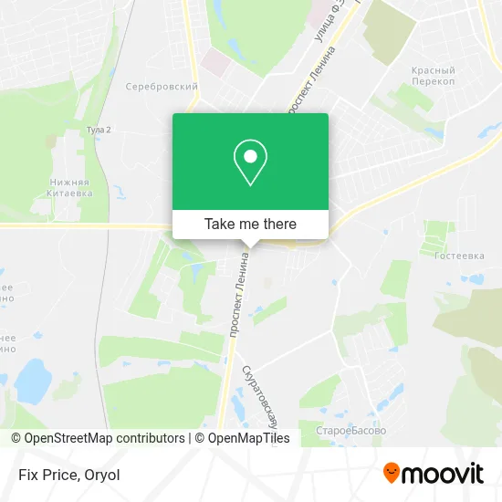 Fix Price map