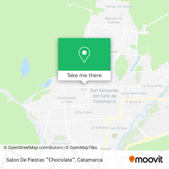 Salon De Fiestas ""Chocolate"" map