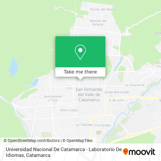 Universidad Nacional De Catamarca - Laboratorio De Idiomas map