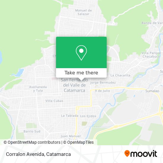 Mapa de Corralon Avenida