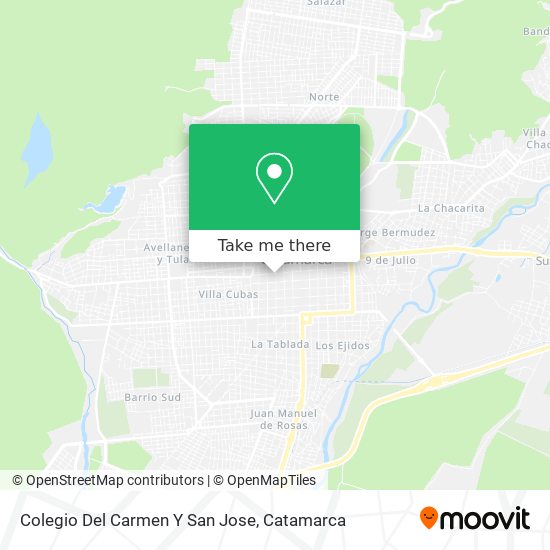 Colegio Del Carmen Y San Jose map