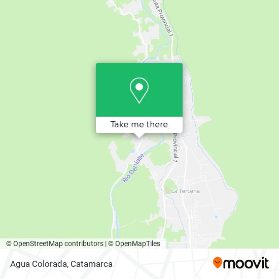 Agua Colorada map
