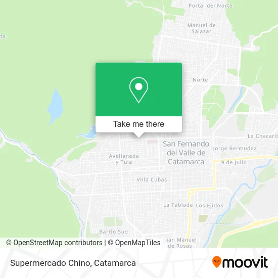 Supermercado Chino map