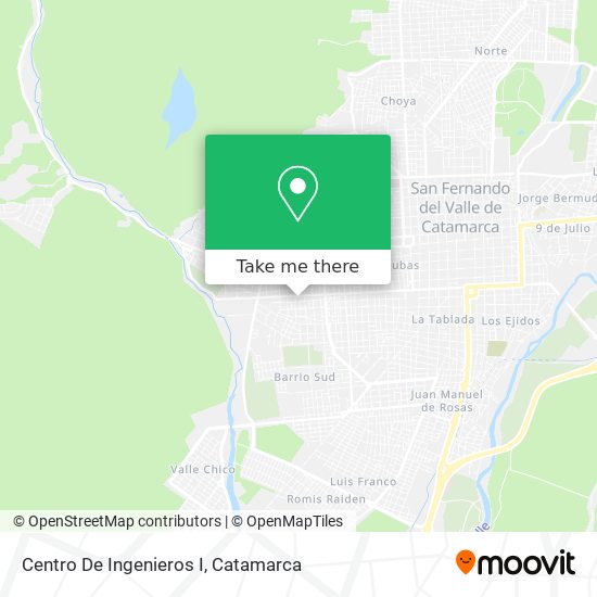 Mapa de Centro De Ingenieros I