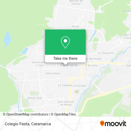 Mapa de Colegio Fasta