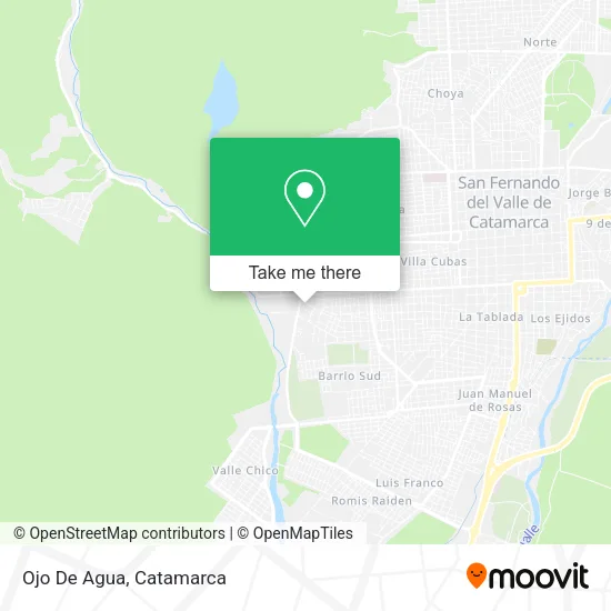 Ojo De Agua map