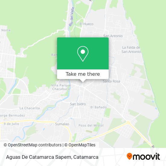 Aguas De Catamarca Sapem map