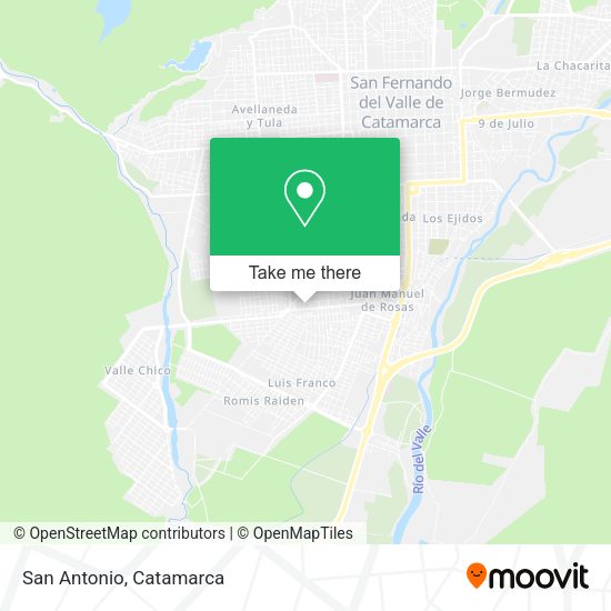 San Antonio map