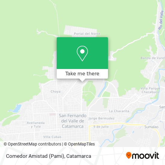 Comedor Amistad (Pami) map