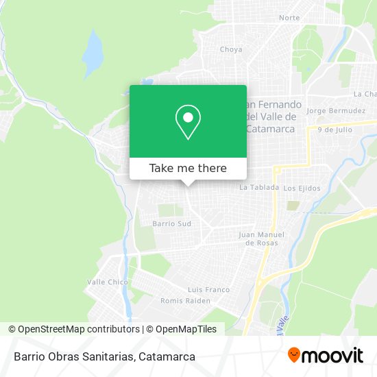 Barrio Obras Sanitarias map