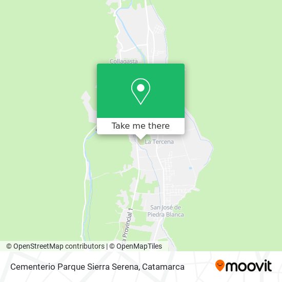 Mapa de Cementerio Parque Sierra Serena